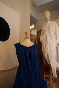 Robe M. Guibal, pantalon et chemise Azizi